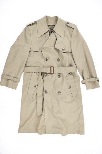 Dior Homme 276829 trench uomo vintage foderato beige taglia 38R