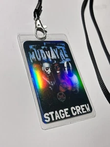 Mudvayne Stage Crew All Access Holographic Reprint Laminate Pass - Picture 1 of 8