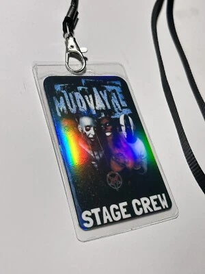 Mudvayne Stage Crew All Access Holographic Reprint Laminate Pass - Image 1 of 4