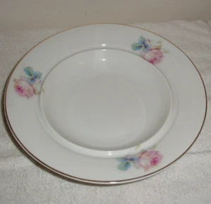 H.J.Co. Cuenco de sopa Bavaria Pink Roses 7 7/8" cupé - Imagen 1 de 3
