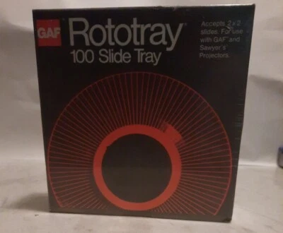 [TECH] GAF Rototray 100 Bandeja Deslizante para Proyectores Sawyer/GAF - (2" X 2" Lados) Foto 1 de 4