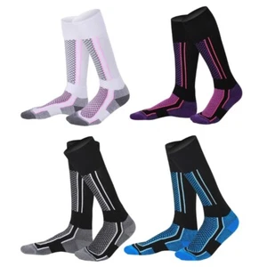 Ski Socks Skiing,Snowboarding,Winter Performances Sock Warm Wool Knee High Socks - Picture 1 of 12