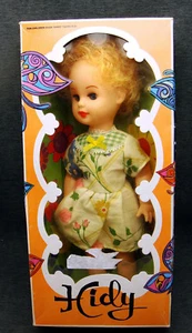 Vintage Hidy Puppe im Originalkarton bewegliche Augen - Bild 1 von 3