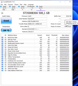 SEAGATE ST3500830A PATA ATA 500GB 7200RPM 3.5" Hard Drive P500 FOR VINTAGE PC - Picture 1 of 9