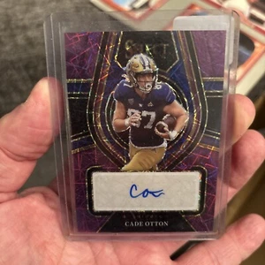 2022 Select Draft Picks Cade Otton Purple Lazer Autograph #RS-COT Buccaneers /89 - Picture 1 of 2