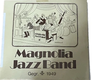 The MAGNOLIA JAZZ BAND, MA 77949 Mono) VG+/VG+Signature,orig.Band Unterschriften - Imagen 1 de 3