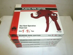 "Mueller taglierina tubi a cricchetto in plastica PVC fino a 1-1/2" (lotto di 5) - Foto 1 di 4