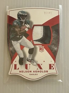 2015 Panini Luxe - Die-Cut Memorabilia Prime Rookies #75 Nelson Agholor /49... - Picture 1 of 3