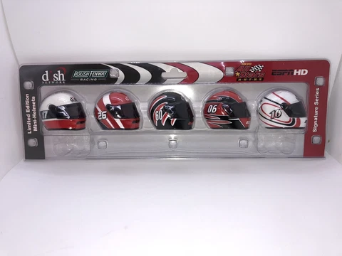 Limited Edition Roush Fenway Racing Dish Network Signature Series Mini Helmets Cover