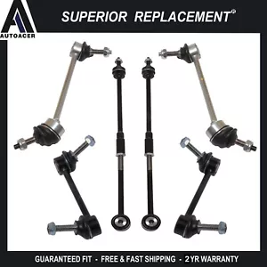 Front & Rear Sway Bar Links & Rear Torque Tie Rod Assembly 6pc for Jaguar S-Type - Foto 1 di 8