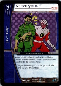 Nerve Strike MMK-082 Marvel 2005 Upper Deck VS Systems CCG TCG - Picture 1 of 2