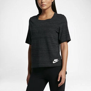 NIKE ADVANCE 15 KNIT TOP T SHIRT TEE BLACK WOMENS SZ XS-2XL  838954-010 - Picture 1 of 1