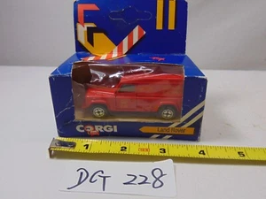 Vintage Corgi Toys Diecast Car NOS IOB 1984 J65 Land Rover Red Royal Mail In Box - Picture 1 of 3