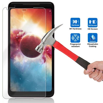 Case-Friendly Tempered Glass Film For Google Pixel 6a 7a 5a 3A 4a 8 Pro 4 XL 7 6 - Image 1 of 4