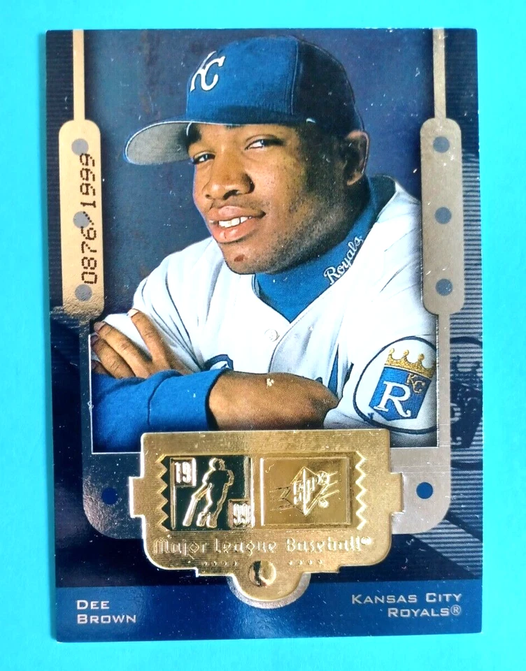 1999 SPX DEE BROWN #98 BASE #876/1999 KANSAS CITY ROYALS - Image 1 of 2