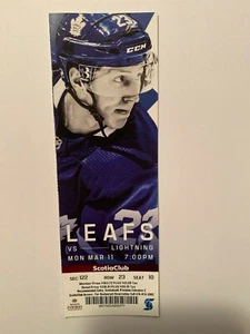 TORONTO MAPLE LEAFS VS TAMPA BAY LIGHTNING MARCH 11, 2019 TICKET STUB - Picture 1 of 1