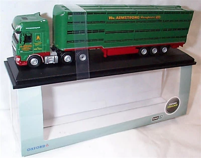 Daf XF Livestock Trailer WM Armstrong Longtown 1-76 scale in clear case 76DXF003 - Image 1 of 2