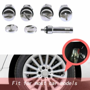 UNIVERSAL 4xCar Truck Stealth Flush Mount Wheel Tyre Tire Hidden Valve Stems - Picture 1 of 5