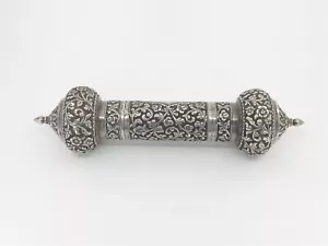 Omani or Yemeni Silver Scroll or Document Holder 10.25" 240 grams - Picture 1 of 7