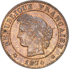 [#34783] Coin, France, Cérès, Centime, 1874, Paris, AU, Bronze, KM:826.1