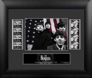 The Beatles Invade America 35mm Film Cell 11 x 13 Display BRAND NEW! - Picture 1 of 1