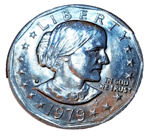 Susan B. Anthony Clad Coin 1979 D Denver Mint 1D Nice Not Silver - Picture 1 of 16