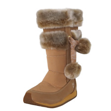 Timberland Toddler's Boots Winter Tall Fur Leather Tall Wheat 59899 Size 4C