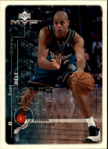 1999-00 Upper Deck MVP Detroit Pistons Basketball Card #44 Bison Dele