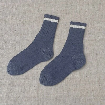 Calcetines Tejidos Niños Talla UK 4-5 EU36-37 Pie Largo 23 cm Material Lana Foto 1 de 2