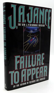 SIGNED Failure to Appear by J. A. Jance Hardcover First Edition HB/DJ 1993 - Imagen 1 de 7