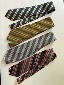 Lot Of 4 Silk & Cotton Brooks Brothers, Baker, Screen Play, Nordstrom - Foto 1 di 8