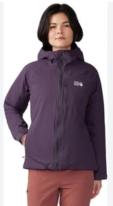 NW Mountain Hardwear lila Damen Schneejacke Full Zip Kapuze Gr: M - Bild 1 von 12
