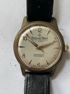 Continental Watch Herren Armbanduhr Handaufzug Mechanisch Vintage - Bild 1 von 4