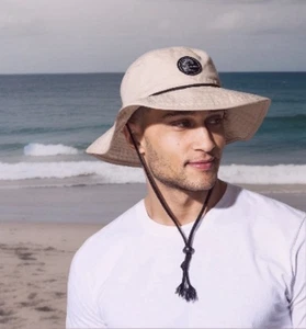 Sombrero ONEILL Adulto Hombre OS Caqui Humedales Boonie Sombrero Cubo 100% Algodón Surf Sol - Imagen 1 de 13