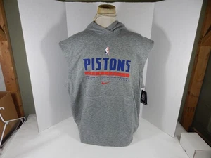 Felpa con cappuccio Tank grigia Detroit Pistons Team 2020-21 41-063 2XLT 54S - Foto 1 di 9