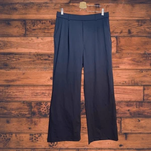 Pantalone Halara vita alta blu navy plissettato grande - Foto 1 di 5