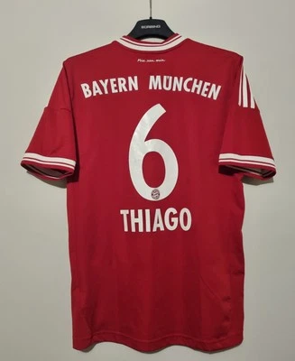 MAGLIA FC BAYERN MONACO 2013-14 JERSEY adidas Thiago TRIKOT MUNICH München SHIRT - Bild 1 von 4