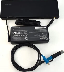 Kensington SD4750P USB-C & USB 3.0 Dual 4K Docking Station Windows MacOS - Picture 1 of 6