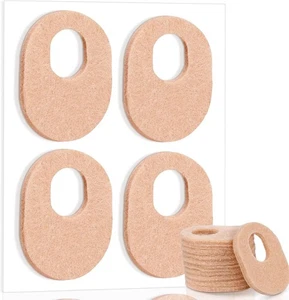 WILLBOND 48 Pack Callus Pads Soft 1/4" Thick Oval Shape Corn 1/8 Inch, Nude  - Picture 1 of 6