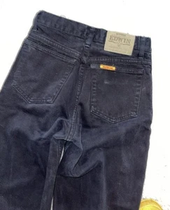 Edwin Newton Slim Damen Jeans Hose 80er 90er Karotte Legend W27 L32 Schwarz TOP - Bild 1 von 7