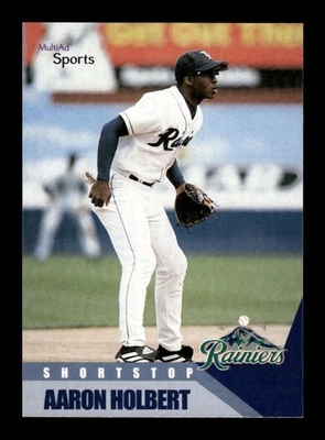 2002 Multi-Ad Tacoma Rainiers #13 Aaron Holbert NM-MT BXCP02 rare - Image 1 of 2