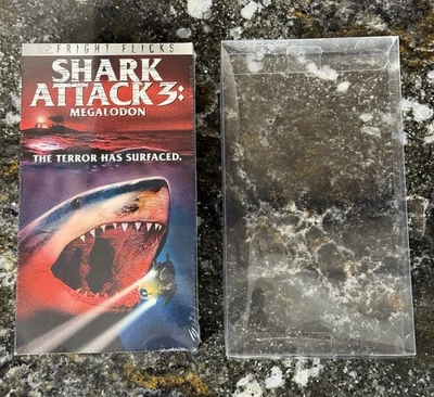 Shark Attack 3: Megalodon (VHS, 2002) Horror Out Of Print OOP FACTORY SEALED NEW - Image 1 of 4