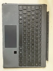 Microsoft Surface Pro QWERTY Clavier 1755 Royaume-Uni Anglais Rétroéclairé Empreinte Digitale Cov... - Photo 1/1