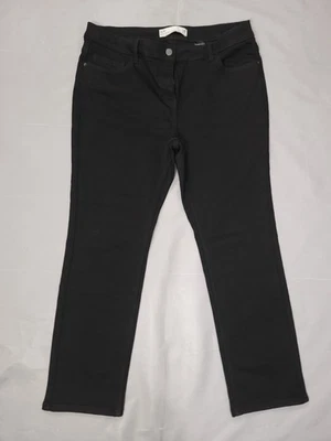 Next Jeans Size 18 Petite Slim Mid Rise Stretch Black - Image 1 of 4
