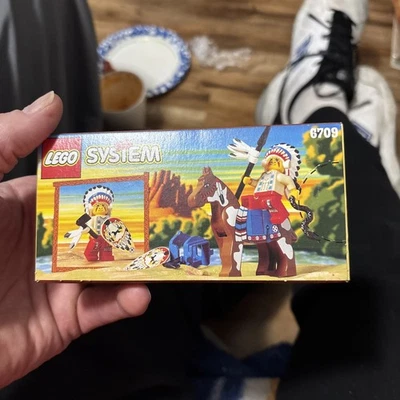 Vintage Rare LEGO Western Tribal Chief (6709) - NEW IN BOX - Image 1 of 2