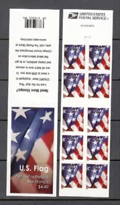 USA BOOKLET SC# 4396a US FLAG $0.44c. PANE 10 S.A. MNH-PL# V1111 - Picture 1 of 1