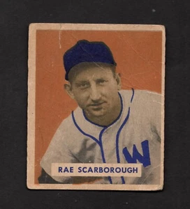 1949 Bowman Baseball #140 Rae Scarborough - Bild 1 von 2