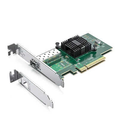 For Intel X520-DA1 w/ 82599EN Controller 10Gb SFP+ to PCIe x8 Network Card - Image 1 of 4