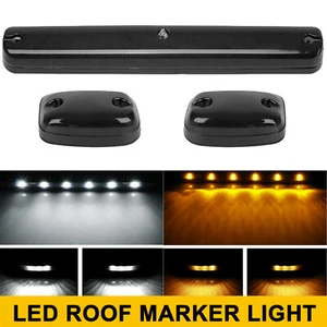 For Silverado 2500HD 3500HD 2007-21 Full Set LED Cab Roof Marker Lights Kit - Picture 1 of 39