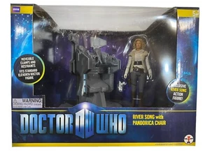 Doctor Who 2011 SDCC Exclusive River Song Action Figure with Pandorica Chair NEW - Picture 1 of 6